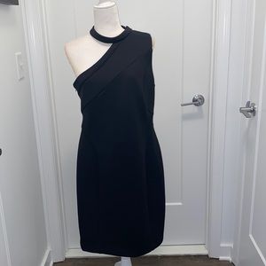 👗 Calvin Klein One-Shoulder Sheath Dress